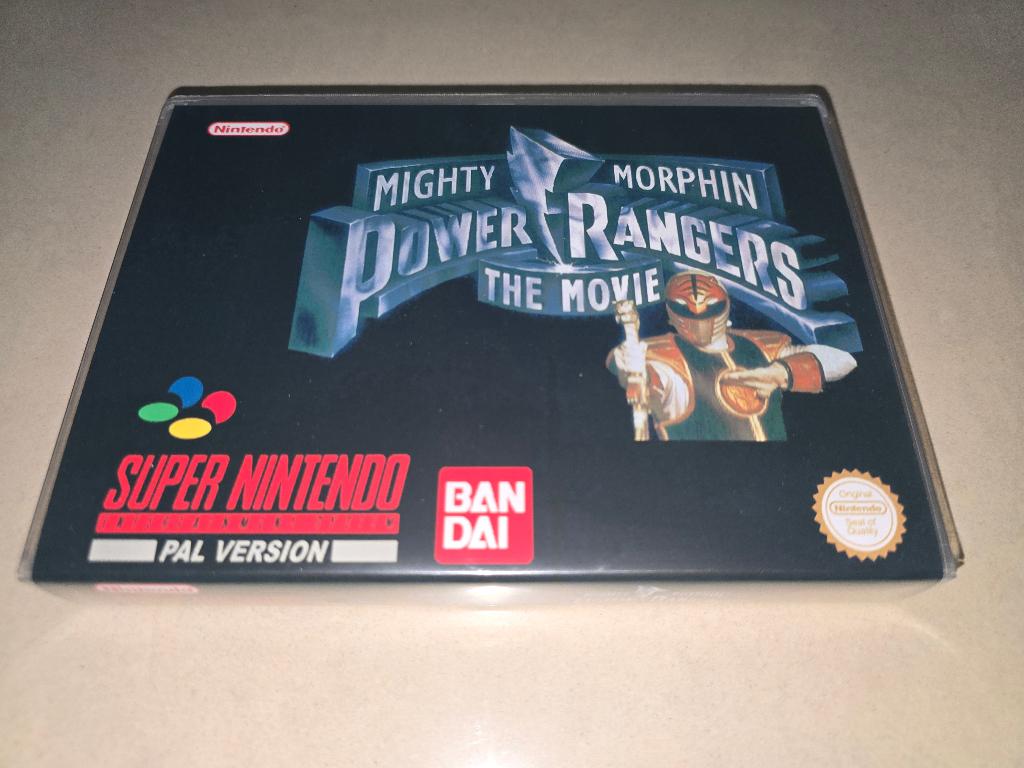 Mighty Morphin Power Rangers The Movie SNES Game Case, Avontuur en Actie, Verzenden, 1 speler, Zo goed als nieuw
