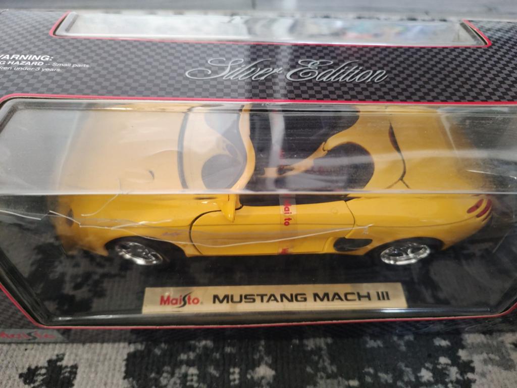 1:18 Ford Mustang mach 3, Hobby en Vrije tijd, Modelauto's | 1:18, Ophalen of Verzenden, Nieuw