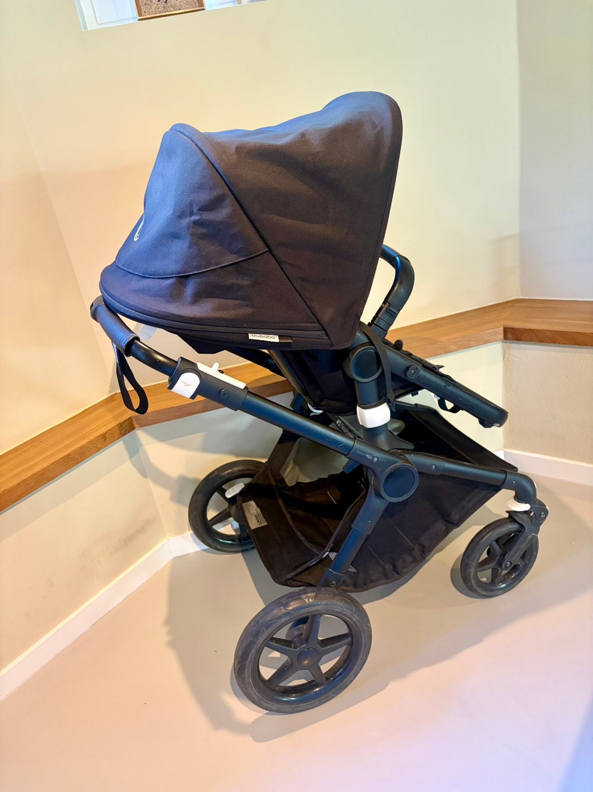 Bugaboo fox2 zwart, Ophalen, Gebruikt, Bugaboo, Verstelbare duwstang