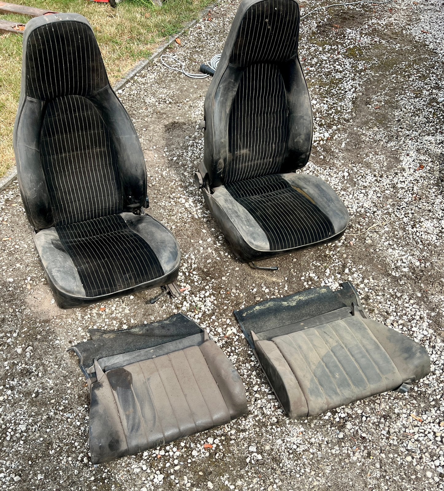Porsche zetel, Ophalen, Porsche