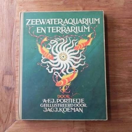 Zeewater aquarium en terrarium Verkade album, Verzenden, Gelezen, Plaatjesalbum