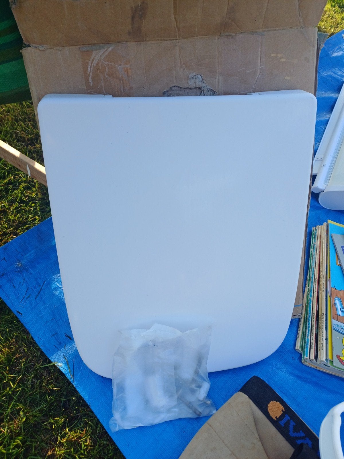 Geberit Renova Plan Toiletbril • Wit • Nieuw, Ophalen of Verzenden, Nieuw, Toilet