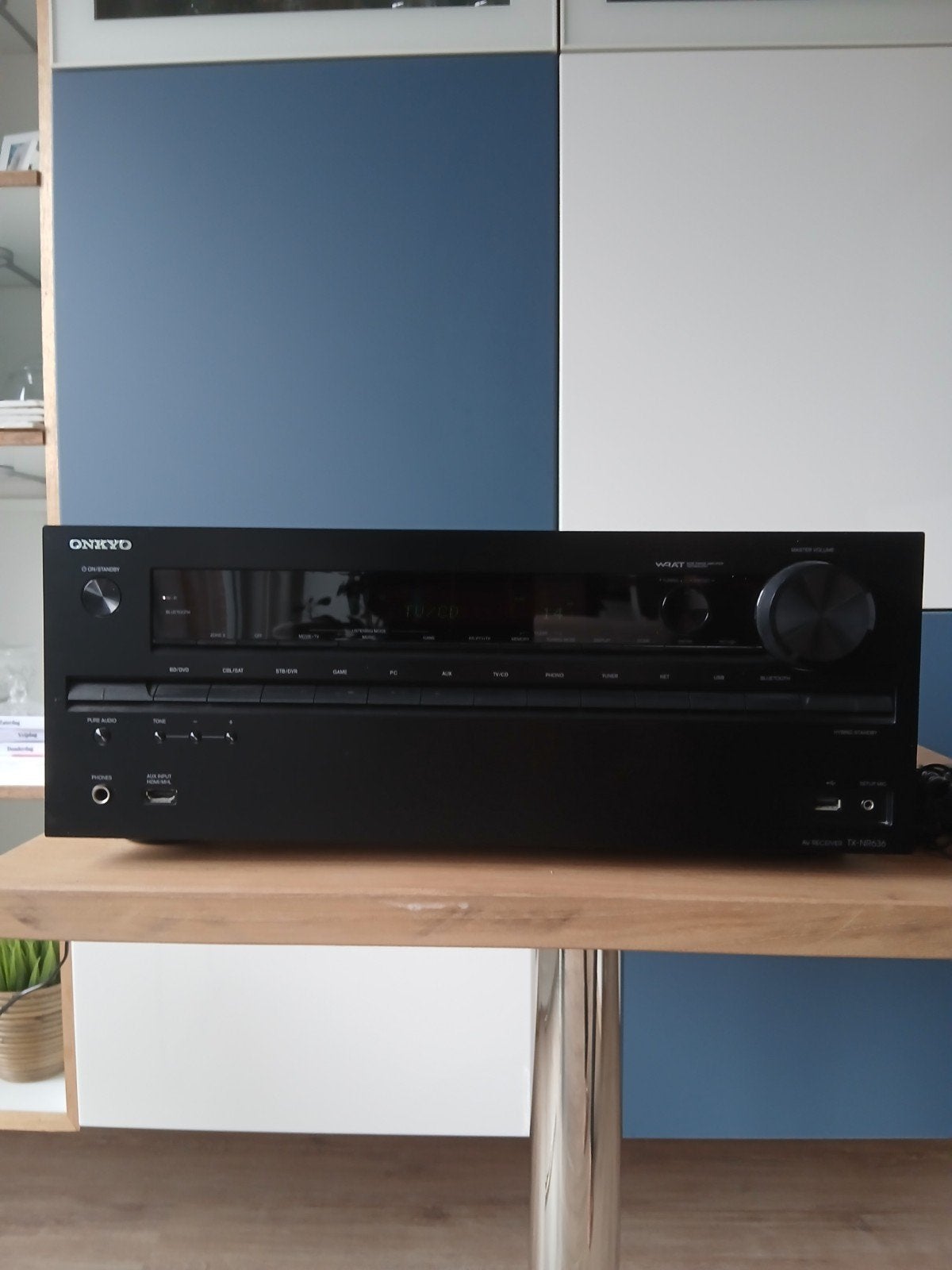 Onkyo TX-NR636 AV receiver, Ophalen of Verzenden, 120 watt of meer, Onkyo