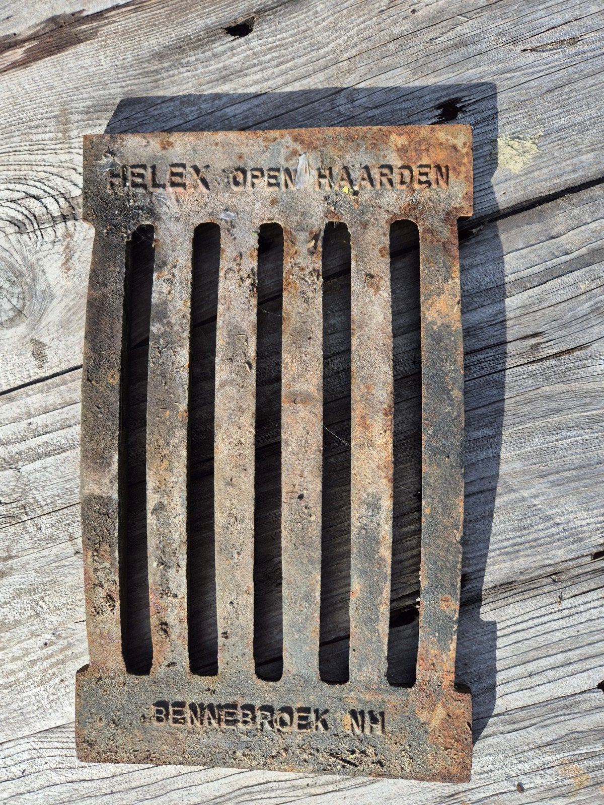 Helex haardrooster 30x19cm gietijzer, Ophalen, Nieuw, Vrijstaande haard, Houthaard
