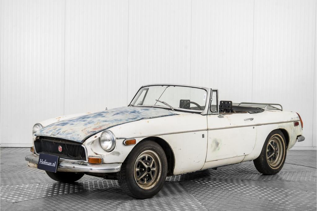 MG B (bj 1971), Auto's, MG, Bedrijf, Te koop, B, Open dak, Benzine, Cabriolet, Handgeschakeld, Geïmporteerd, Wit, Gebruikt, BTW verrekenbaar