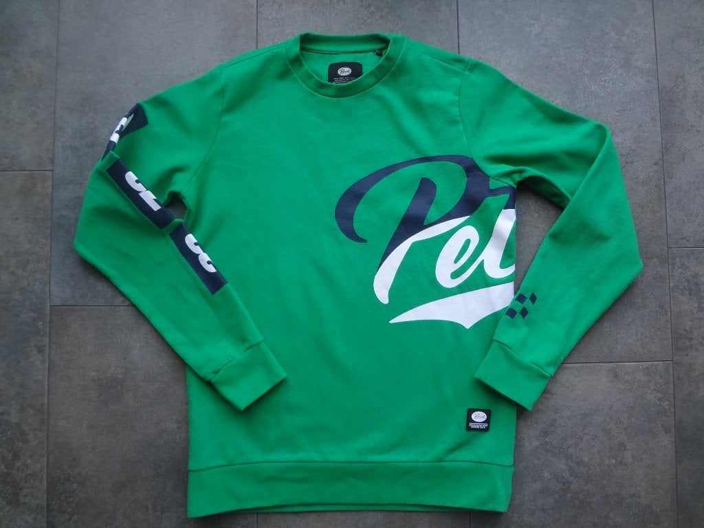 Groene sweater / trui - Petrol Industries - maat 170, Petrol, Trui of Vest, Ophalen of Verzenden, Zo goed als nieuw