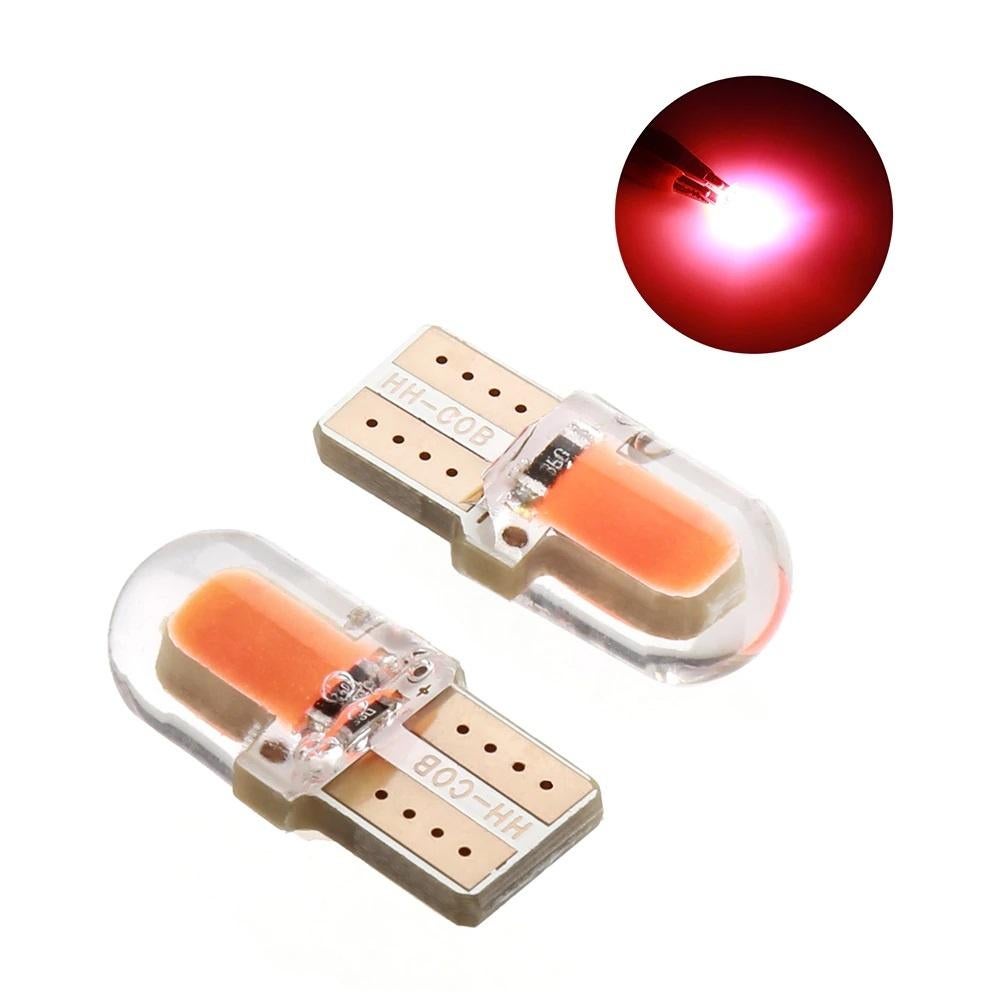 T10 COB-LED W5W, 1 Paar Rood, Gratis Bezorgd, Verzenden