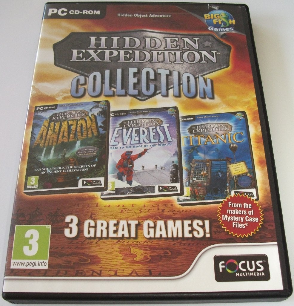 PC Game *** HIDDEN EXPEDITION COLLECTION *** 3-Games Pack, Spelcomputers en Games, Puzzel en Educatief, 1 speler, Ophalen of Verzenden