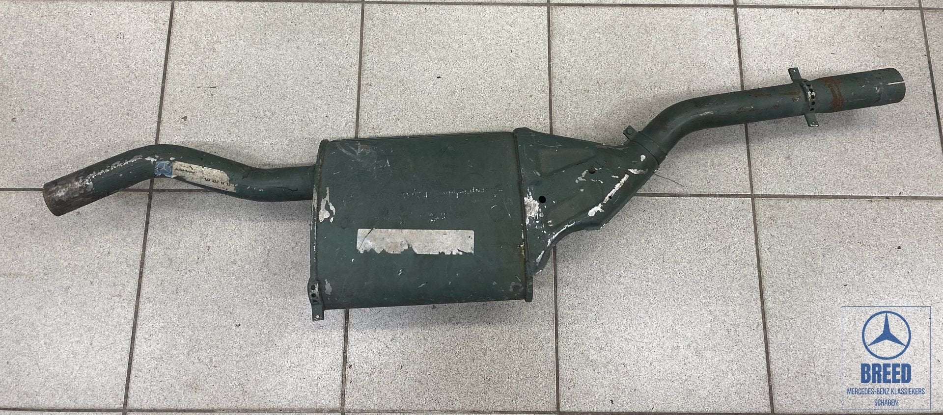 NOS middendemper voor Mercedes-Benz W123 230 met katalysator, Auto-onderdelen, Ophalen, Gebruikt, -, -