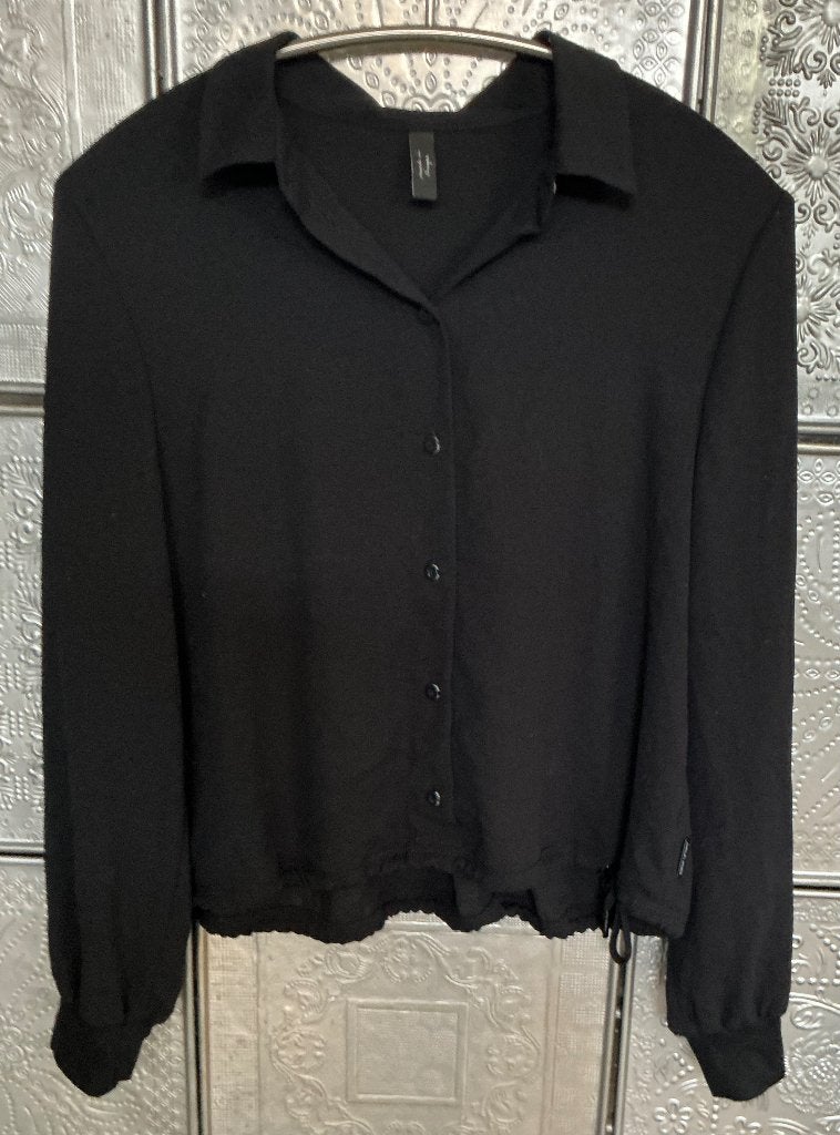 Marccain. Zwarte top. Mt M., Maat 38/40 (M), Zwart, Ophalen of Verzenden, Zo goed als nieuw