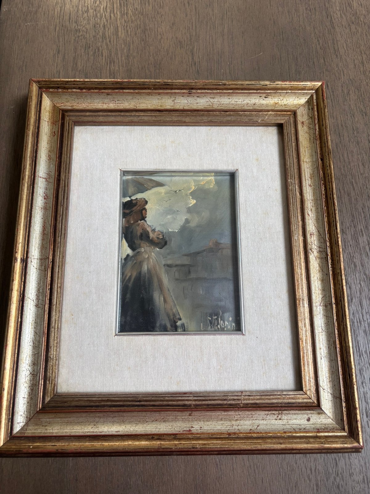 Schilderij/ets van Luigi Stefanini, Ophalen of Verzenden