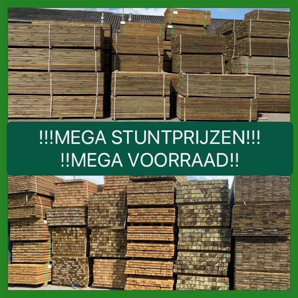 Geïmpregneerd Grenen schutting plank geschaafd tuinhout, 1 tot 2 meter, Minder dan 3 meter, Ophalen of Verzenden, Nieuw