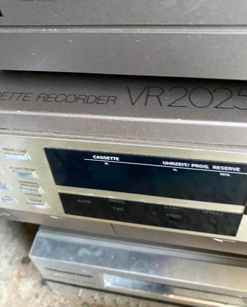 Partij van 4 vintage videorecorders (VHS/Video 2000), Ophalen of Verzenden, Niet werkend, VHS-speler of -recorder
