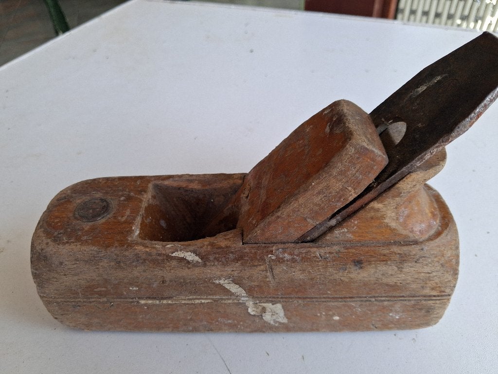 Blokschaaf   (van Hout) in dit schaaf-dikte te verstellen, Ophalen of Verzenden, Gebruikt, Overige typen