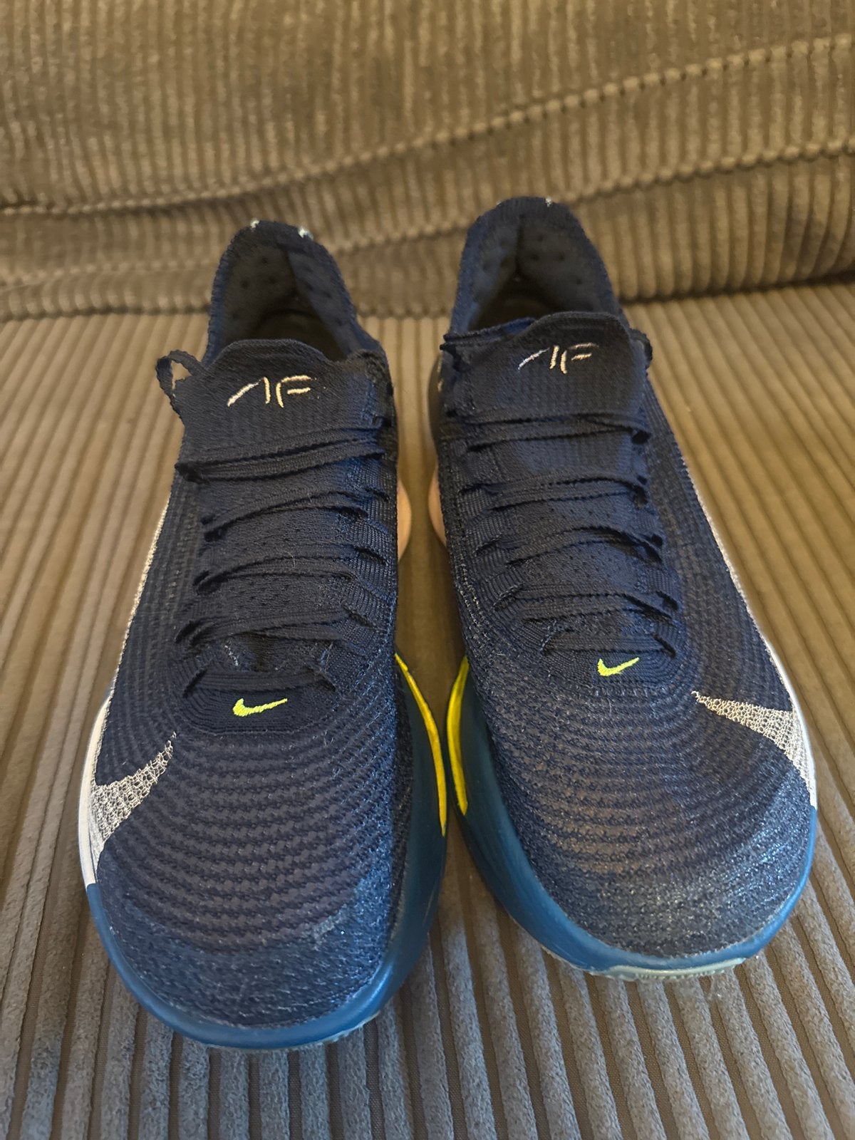 Nike Air Zoom Alphafly NEXT% hardloopschoenen, Blauw, Ophalen of Verzenden, Sneakers of Gympen, Zo goed als nieuw