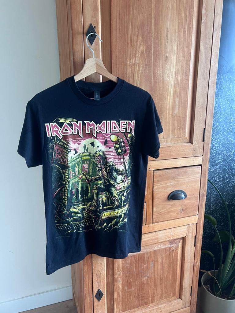 Iron Maiden World Tour shirt 2025 Run for your lives, Ophalen of Verzenden, Nieuw, Zwart