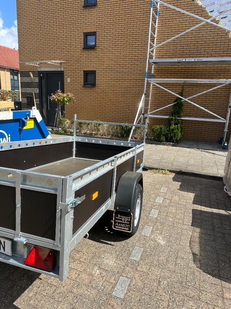 Rolsteiger inclusief bakwagen 90 x 250 x 6,2m wh, Doe-het-zelf en Verbouw, Steigers, Ophalen of Verzenden, Gebruikt, Rolsteiger of Kamersteiger