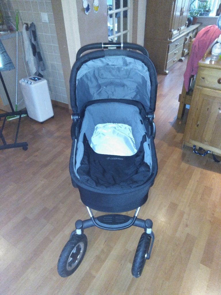 Kinderwagen, Kinderen en Baby's, Kinderwagens en Combinaties, Ophalen, Verstelbare duwstang, Zo goed als nieuw, Combiwagen