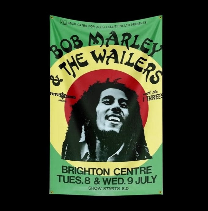 Grote vlaggen Bob Marley (150x90cm), Diversen, Ophalen of Verzenden, Nieuw
