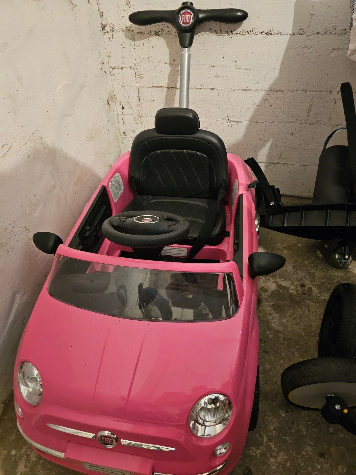 Roze Fiat loopauto, Ophalen of Verzenden, Zo goed als nieuw