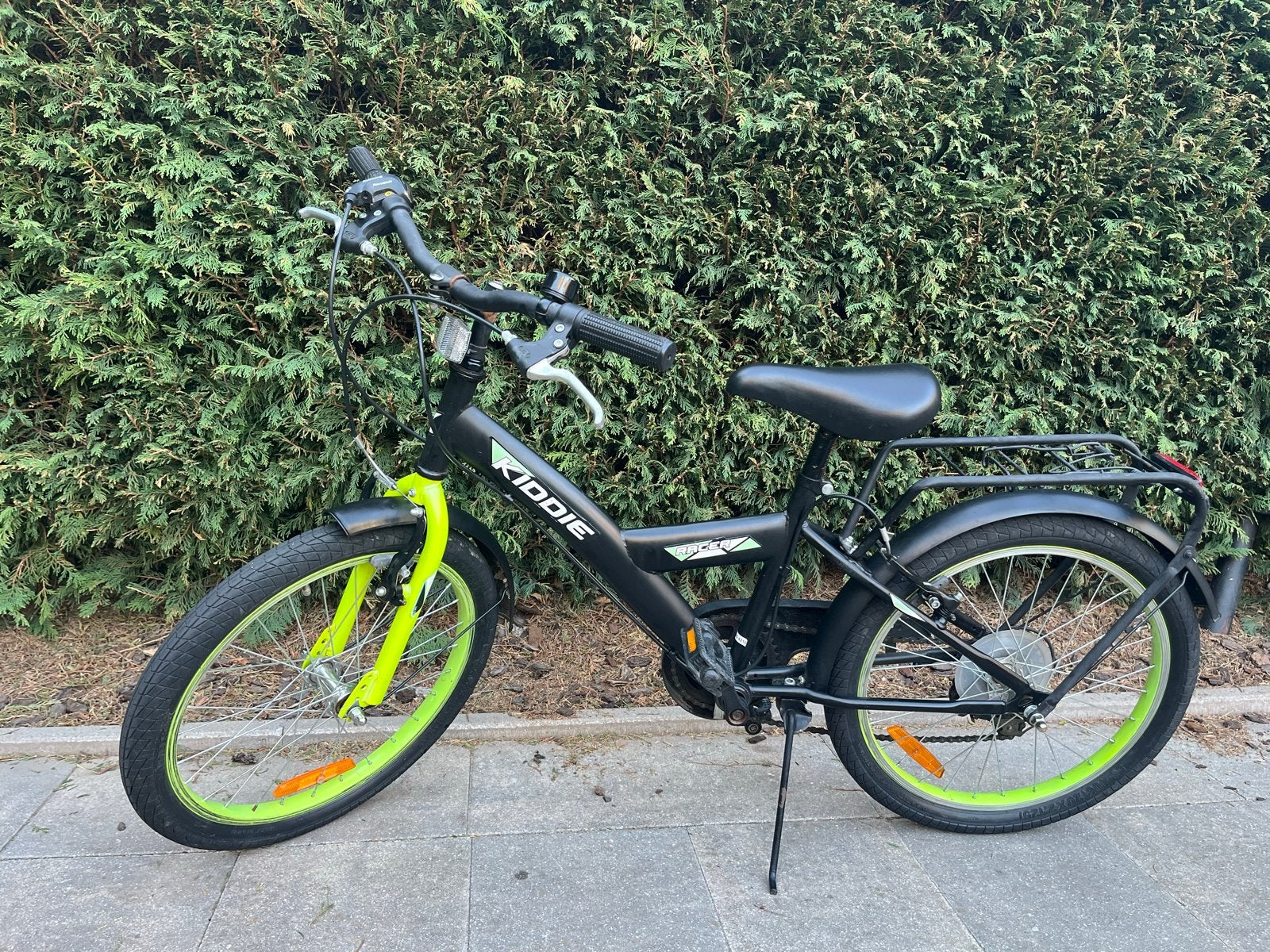 Gebruikte kinderfiets Kiddie Racer 20 inch, recent onderhoud, Ophalen, Gebruikt, Velgrem, 20 inch of meer