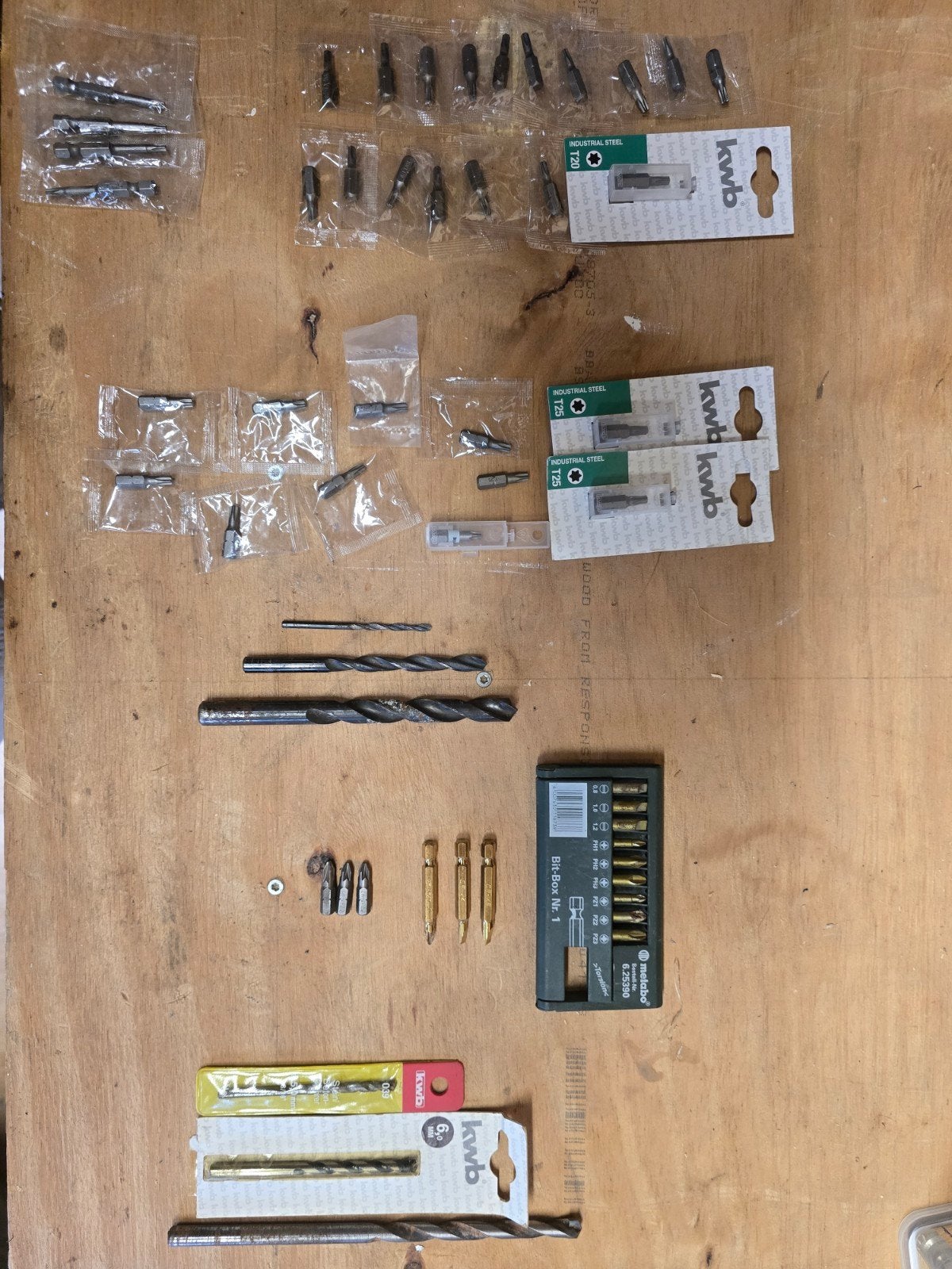 Diverse boor- en bitsets - KWB, Metabo, Ophalen of Verzenden, Gebruikt, Overige typen