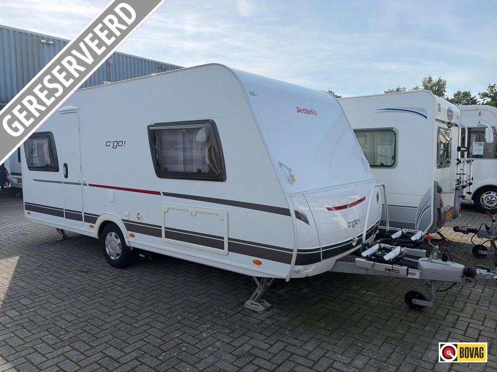 Dethleffs C'Go 495 FR, Caravans en Kamperen, Fietsenrek, Rondzit, Bedrijf, Overige typen