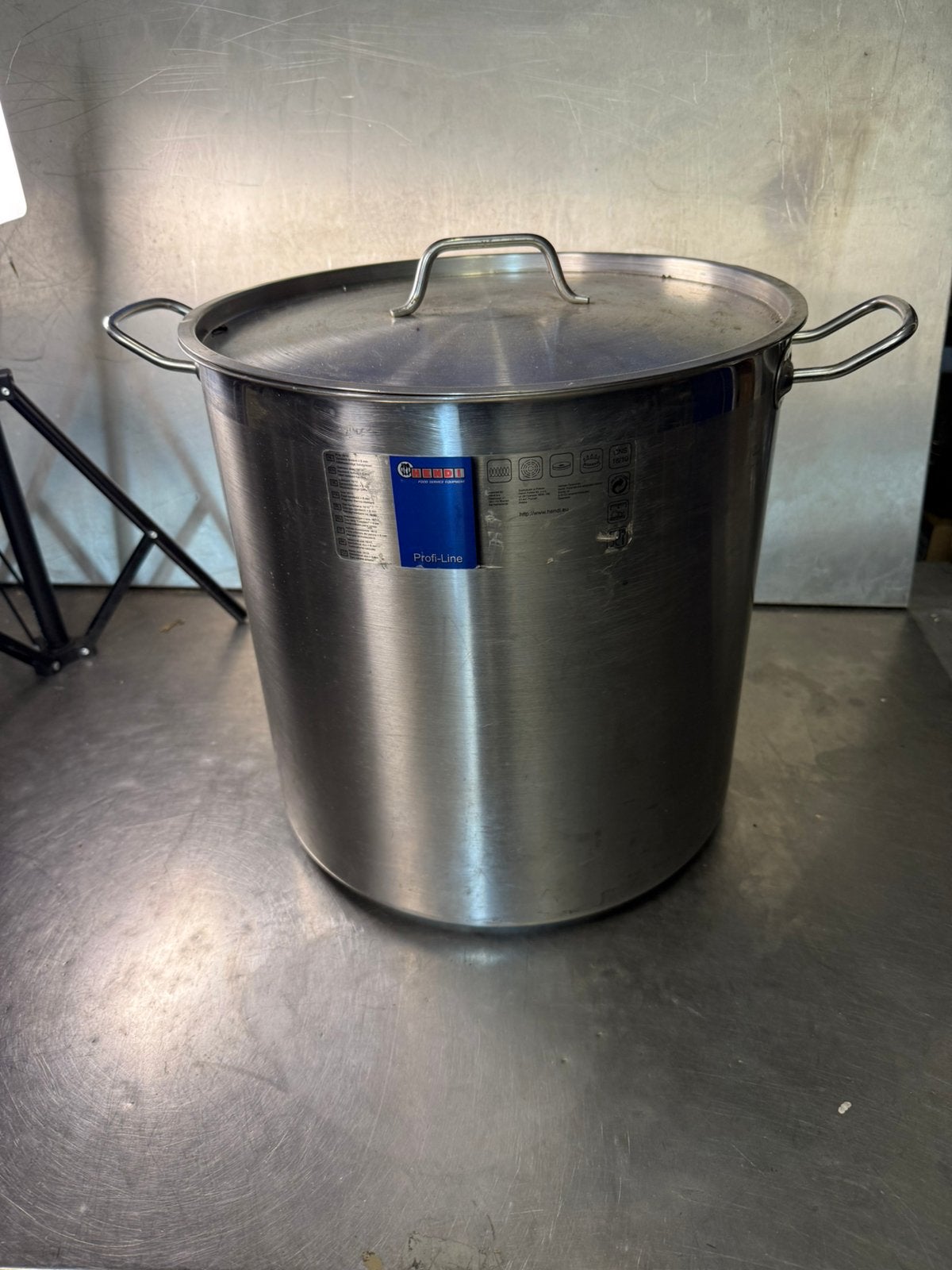 Hendi kookpan +- 37 liter, Ophalen, Zo goed als nieuw, Rvs