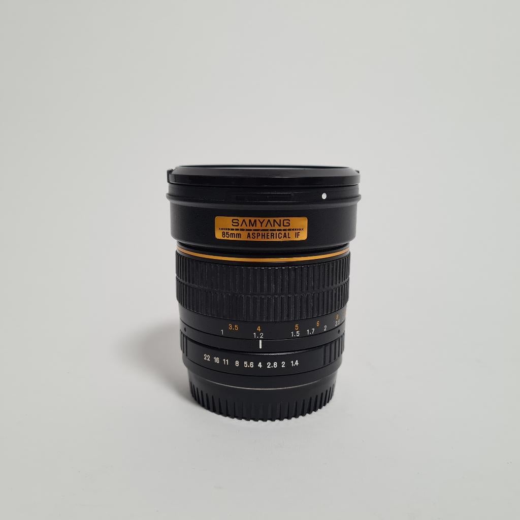Samyang 85mm Aspherical IF | Canon Objectief, Ophalen of Verzenden, Gebruikt, Telelens