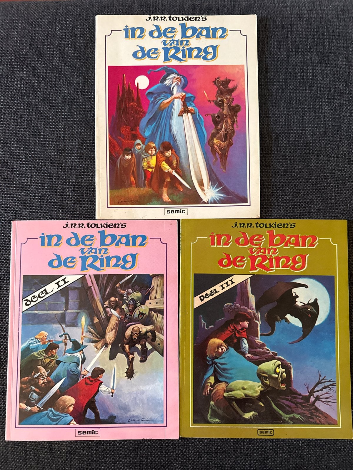 In mooie staat Tolkien's In de Ban van de Ring Complete set, Boeken, Ophalen of Verzenden, Gelezen