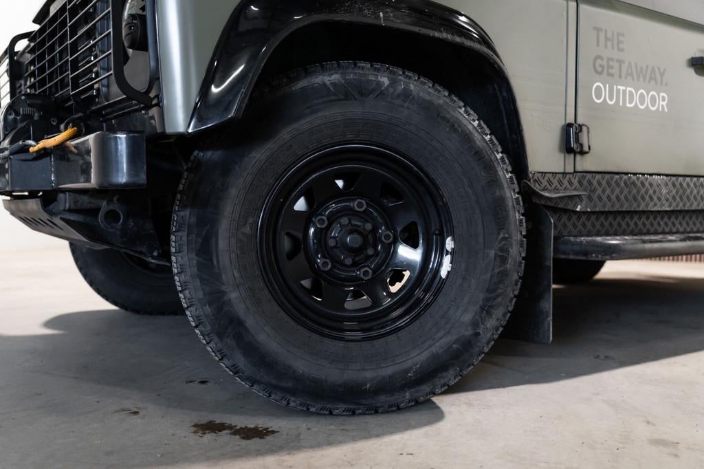 Land Rover Defender 2.5 Td5 SW 110" E Vol Opties, Auto's, 2495 cc, Leder en Stof, Bedrijf, 2 stoelen