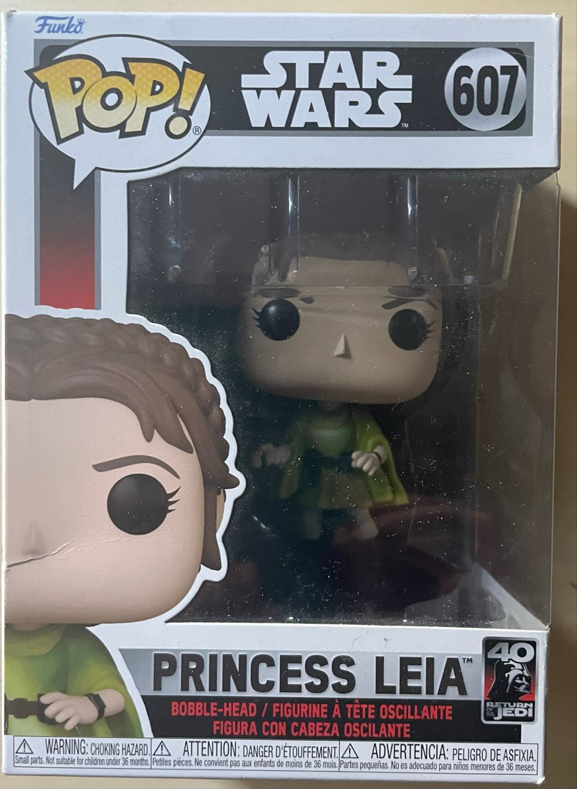 Funko Pop! Star Wars Princess Leia #607 Return of the Jedi, Ophalen of Verzenden, Nieuw