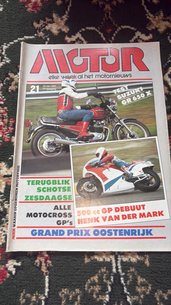 Motor Magazine - 25 mei 1984 - Test Suzuki GR 650 X, Ophalen of Verzenden, Gelezen, Algemeen