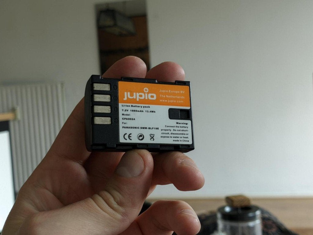 Jupio DMW-BLF19E Replacement Battery for Panasonic, Gebruikt, Jupio, Panasonic, Accu