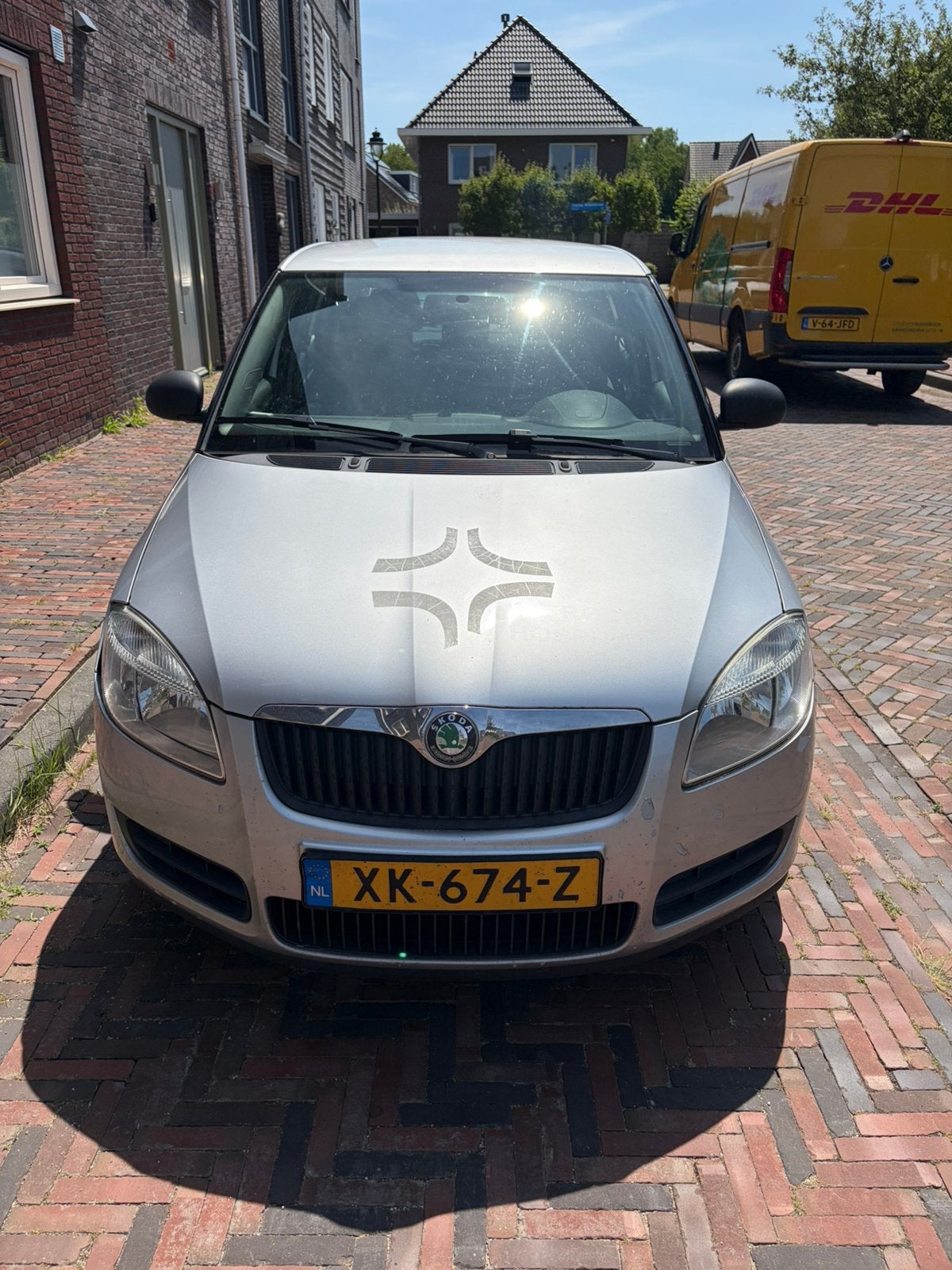 Skoda Fabia 1.2 51KW 2008 Grijs, Auto's, Skoda, Voorwielaandrijving, 1025 kg, 40 €/maand, Handgeschakeld