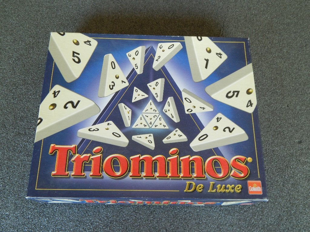 Triomino's Deluxe, Een of twee spelers, Ophalen of Verzenden, Zo goed als nieuw, Goliath
