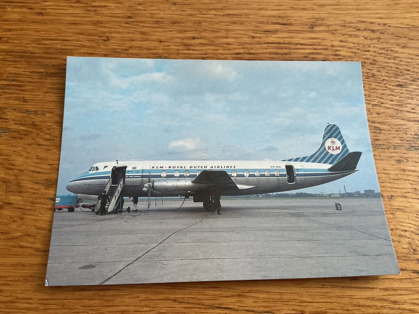 Y238 KLM vliegtuig vliegveld, Ophalen of Verzenden, Zo goed als nieuw, Schaalmodel