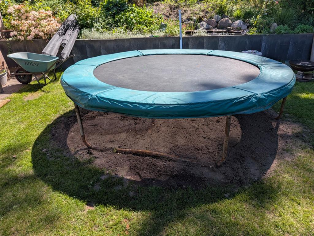 Trampoline ca. 3m, Kinderen en Baby's, Speelgoed | Buiten | Trampolines, Ophalen, Gebruikt