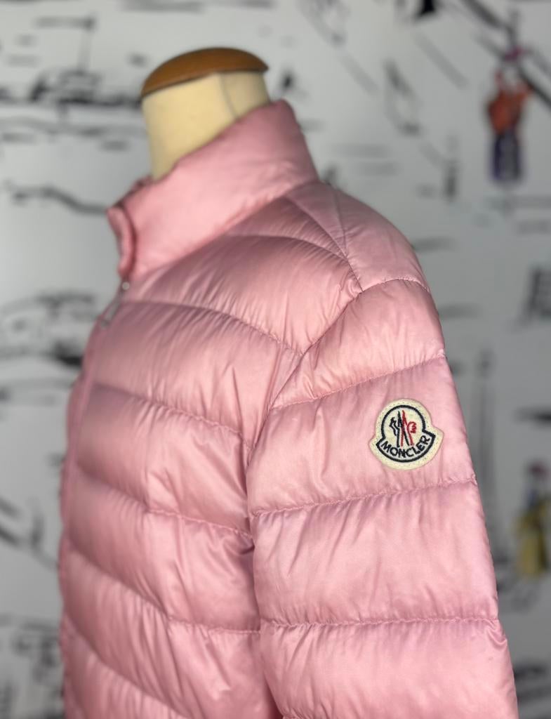Moncler roze Lans donsjas lente zomer maat 2 (950 euro), Moncler EU, Ophalen of Verzenden, Zo goed als nieuw, Moncler
