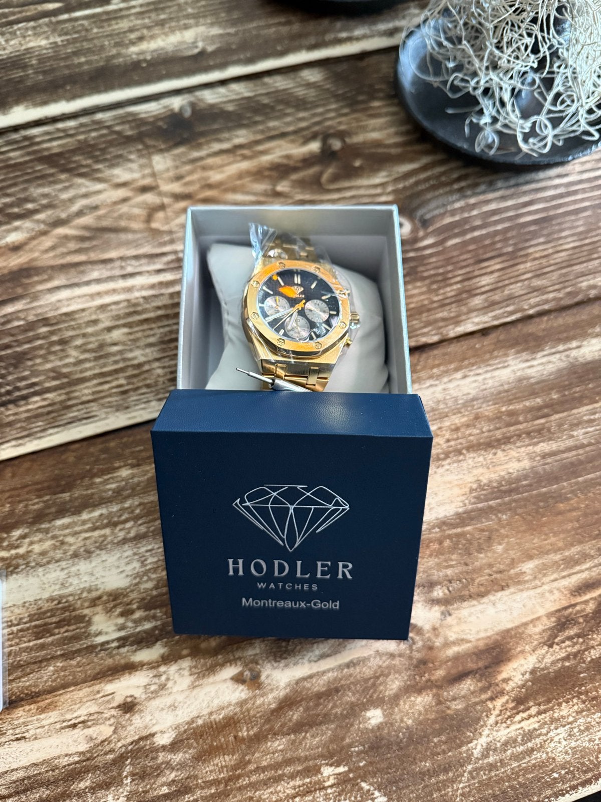 Hodler Montreaux-Gold Horloge - Nieuw in doos, Overige merken, Polshorloge, Nieuw, Ophalen of Verzenden