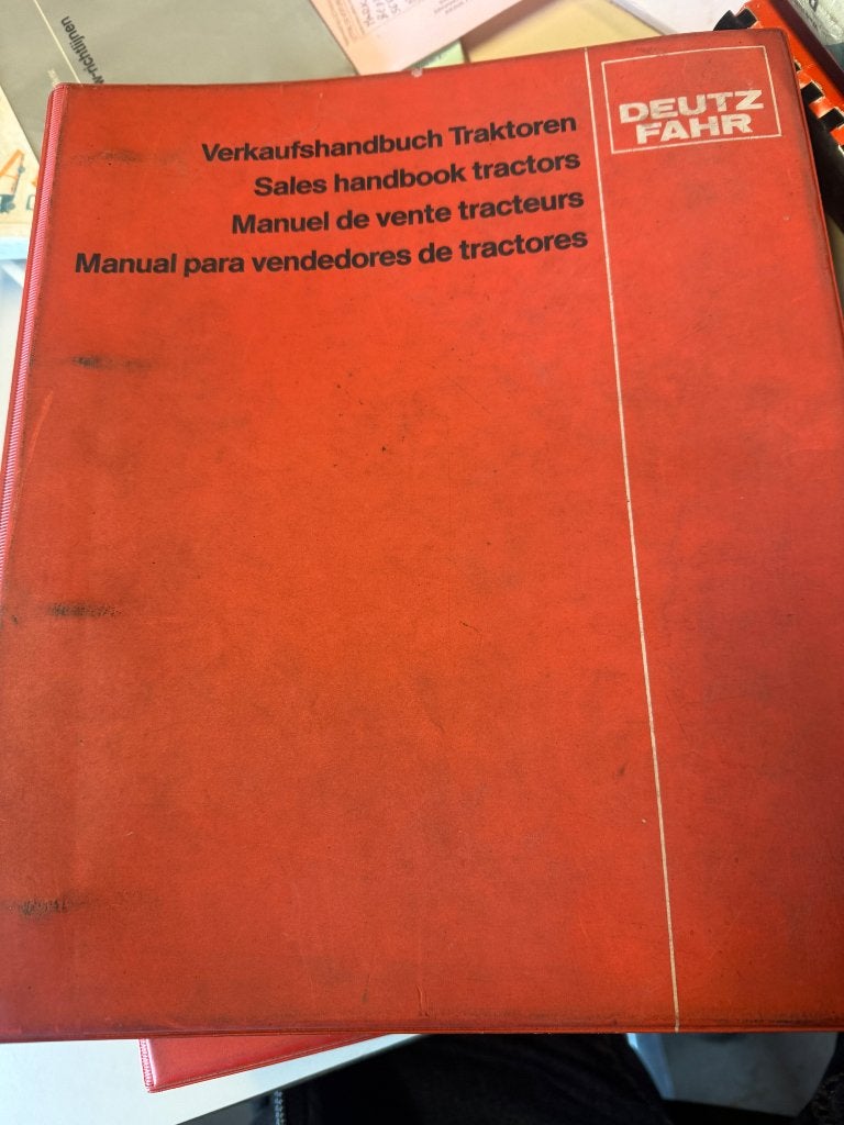 Verkoop handboek deutz 07/dx, Ophalen of Verzenden