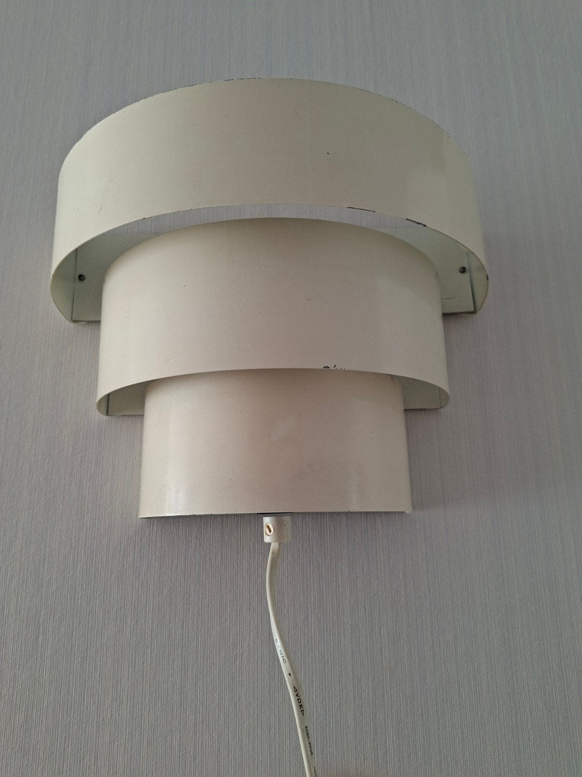 Vintage jaren 60 70 Anvia wandlamp ontw: J.J.M. Hoogervorst, Ophalen of Verzenden, Metaal