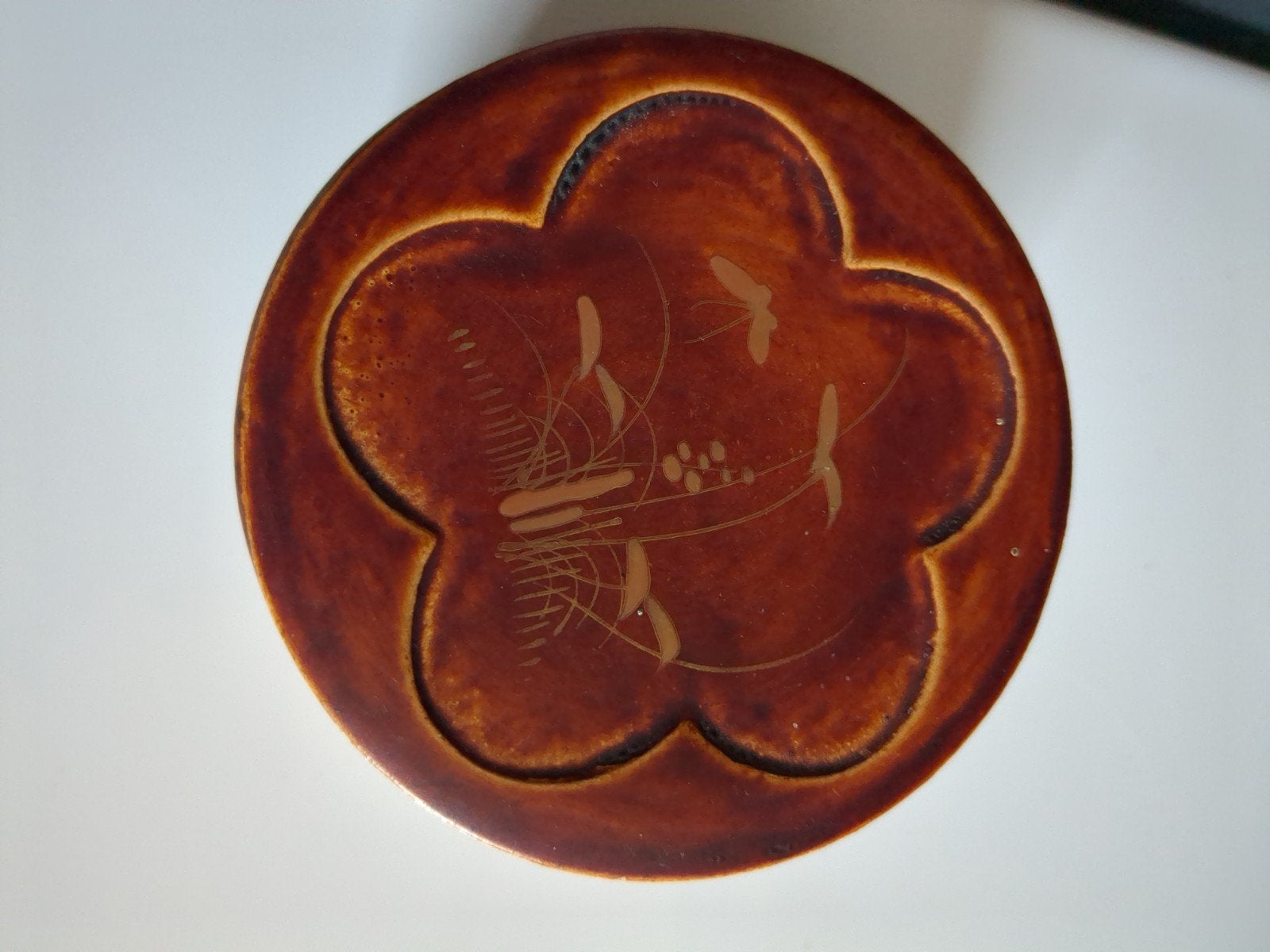 Vintage Japanse Lakwerk Schoteltjes en Doosje, Verzenden