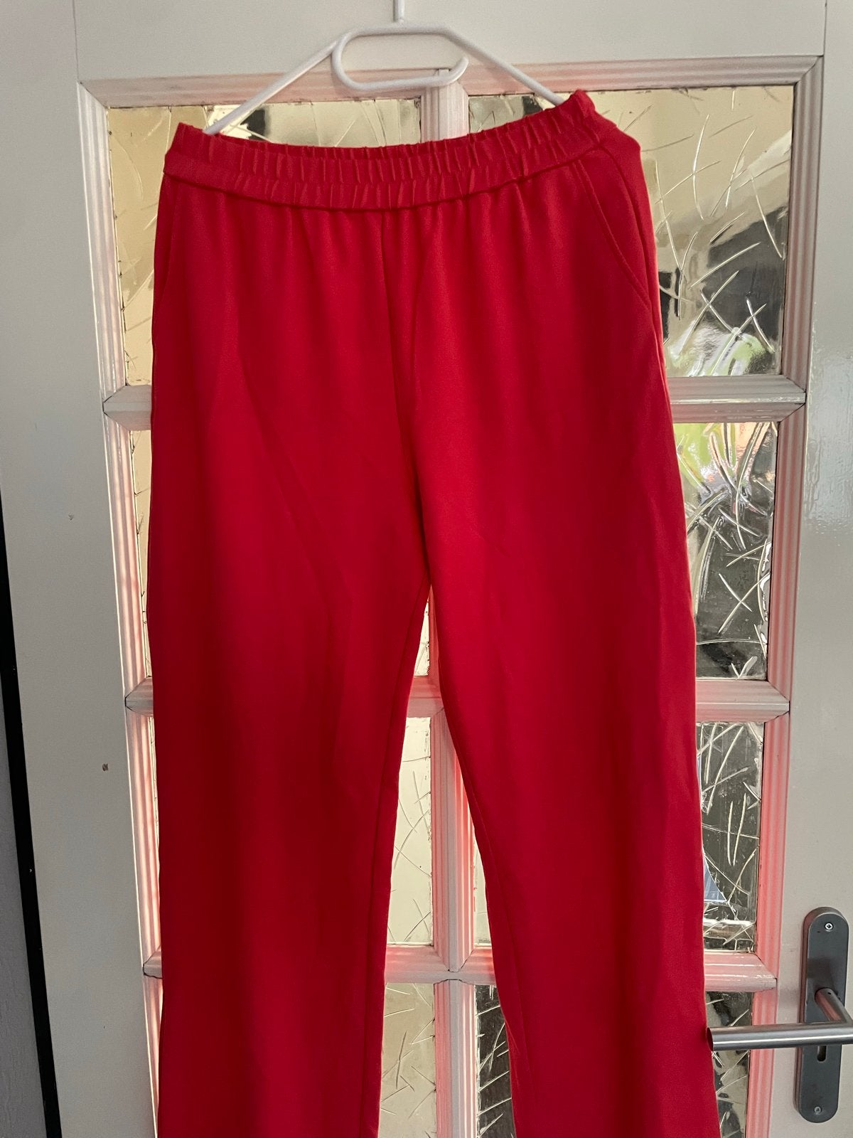 ZILCH koraal broek maat M, Kleding | Dames, Broeken en Pantalons, Maat 38/40 (M), Ophalen of Verzenden, Lang, Gedragen