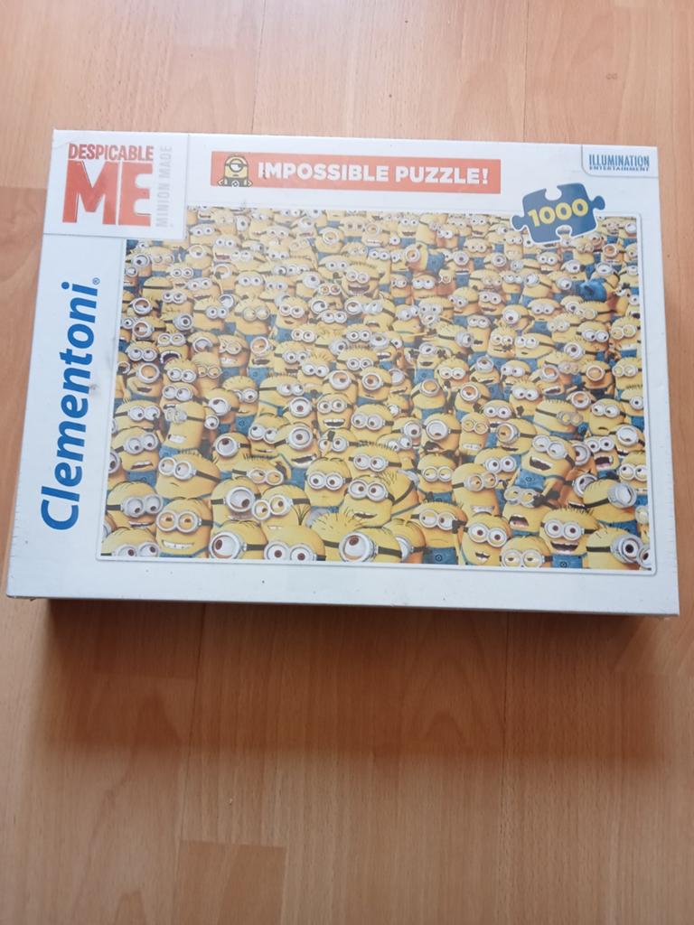 Minions Impossible Puzzel 1000 stukjes Clementoni, Ophalen of Verzenden, 500 t/m 1500 stukjes, Nieuw, Legpuzzel