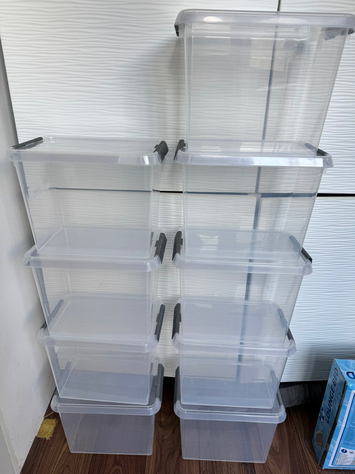 Nieuwe Sunware opbergdozen met deksel - 9 liter (6 stuks), Doos, Minder dan 50 cm, Ophalen of Verzenden, Minder dan 40 cm