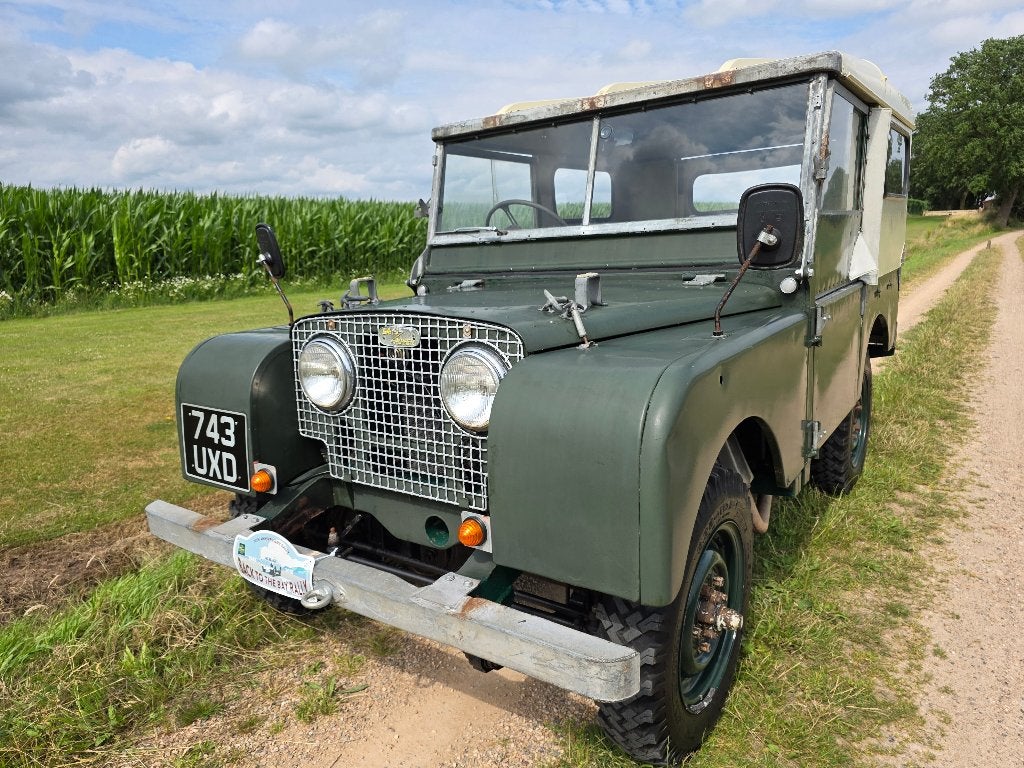 Land Rover SERIES 1 SERIE 80 INCH 1.6 1950 !!Zeer uniek!!, Auto's, Zwart, 4 cilinders, 1600 cc, Bedrijf