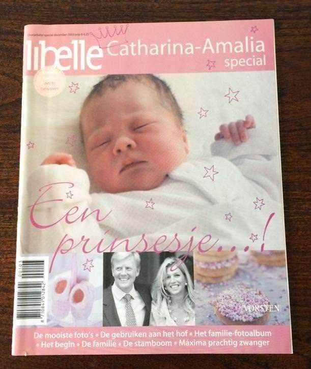 Libelle december 2003 EEN PRINSESJE Catharina Amalia special, Verzamelen, Ophalen of Verzenden, Zo goed als nieuw, Nederland, Tijdschrift of Boek