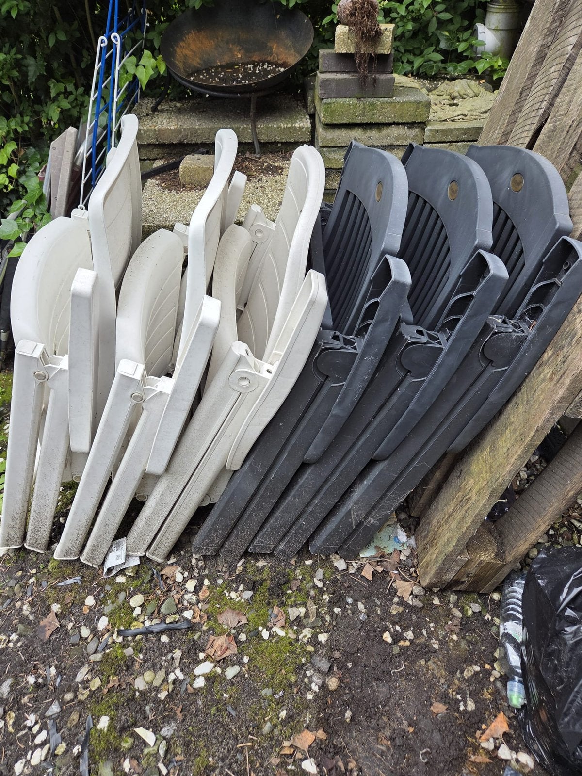 Tuinstoelen, Tuin en Terras, Tuinstoelen, Ophalen, Gebruikt, Kunststof, Inklapbaar