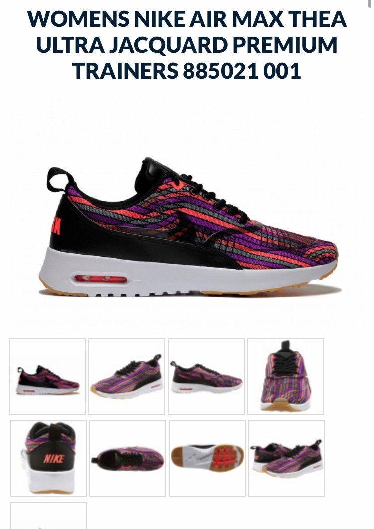 Nike Air Max Thea Ultra Jacquard Premium trainers schoen 39, Kleding | Dames, Ophalen of Verzenden, Overige kleuren, Sneakers of Gympen